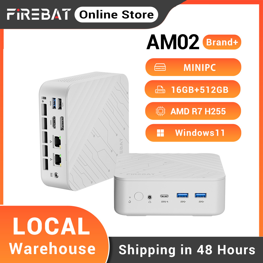Pc Gaming Prebuilt - FIREBAT AM02 Mini PC AMD Ryzen