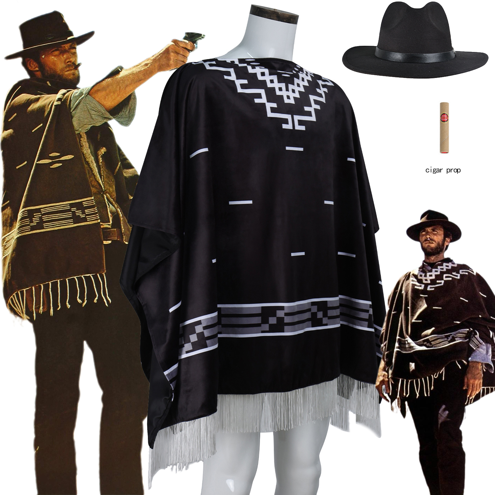 Pc Gaming Prebuilt - Clint Eastwood Poncho Cowboy Movie Cosplay