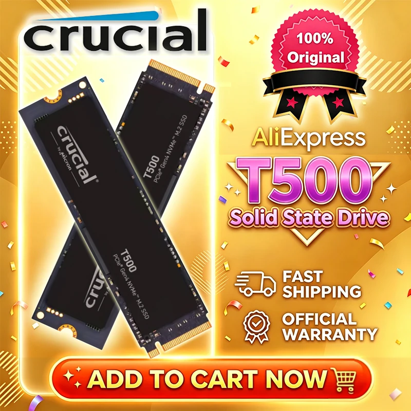 Pc Gaming News - Crucial T500 1TB 2TB SSD Gen4