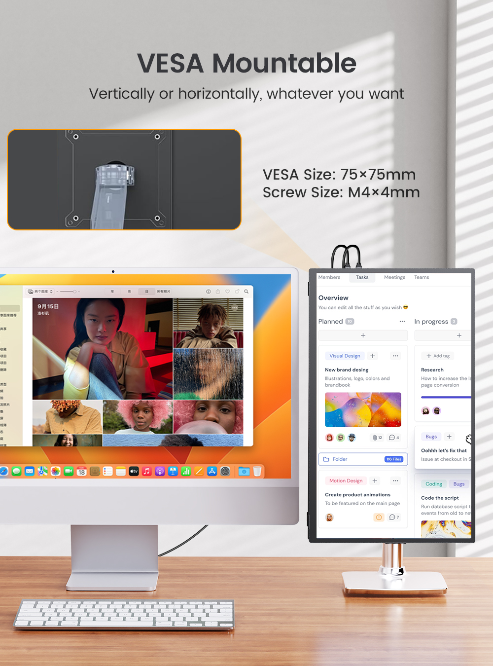 UPERFECT 120Hz Portable Monito - Pc Zotac Gaming review and price