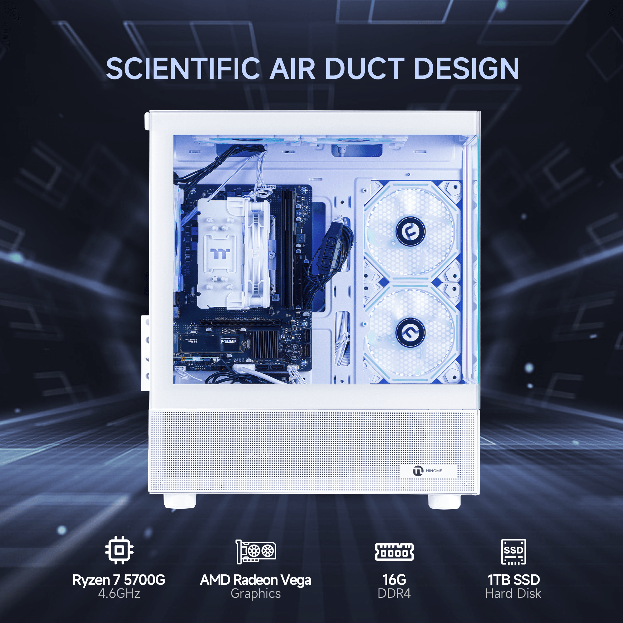 Ningmei Lumishore Gaming Pc Am - Pc Gaming Prebuilt review and price