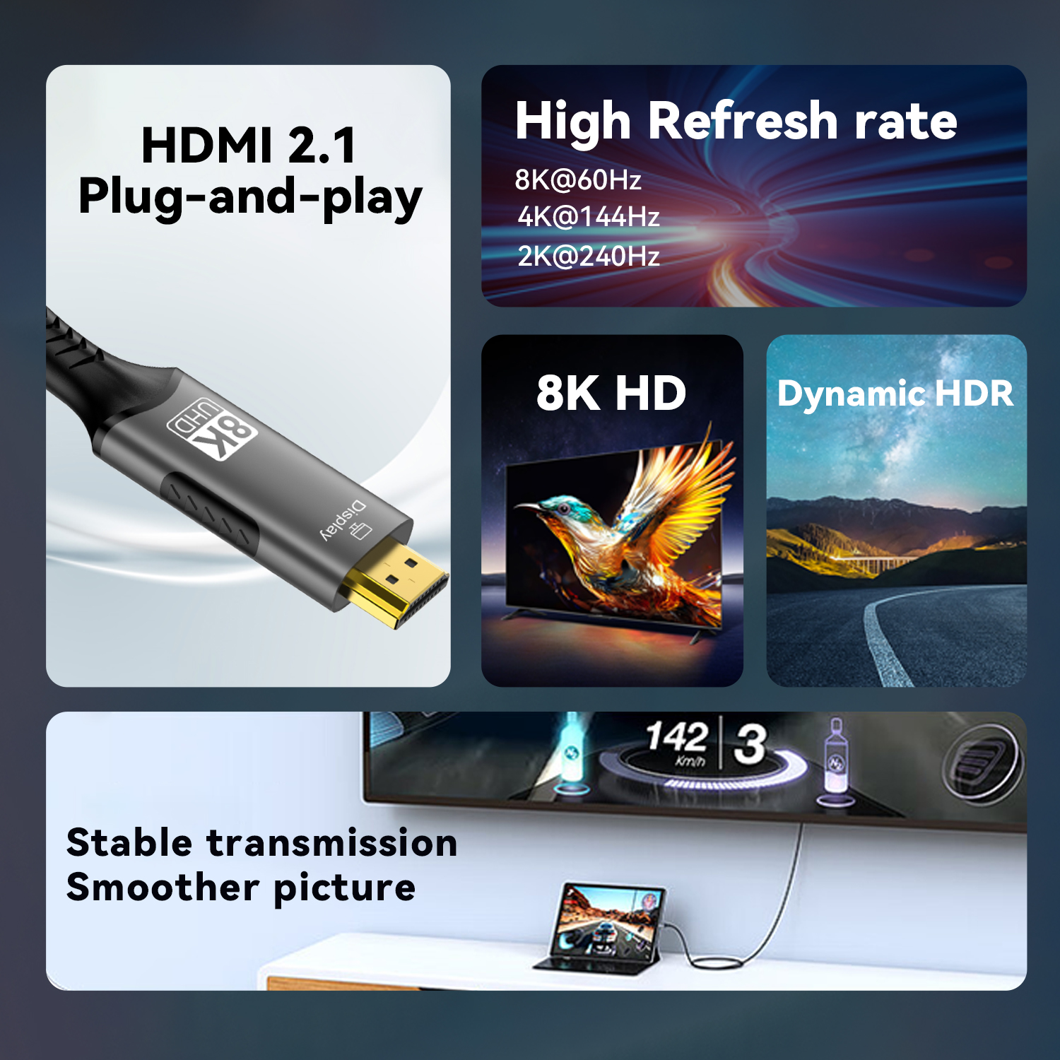 8K Type C to HDMI 2.1 Cable 32 - Pc Zotac Gaming review and price