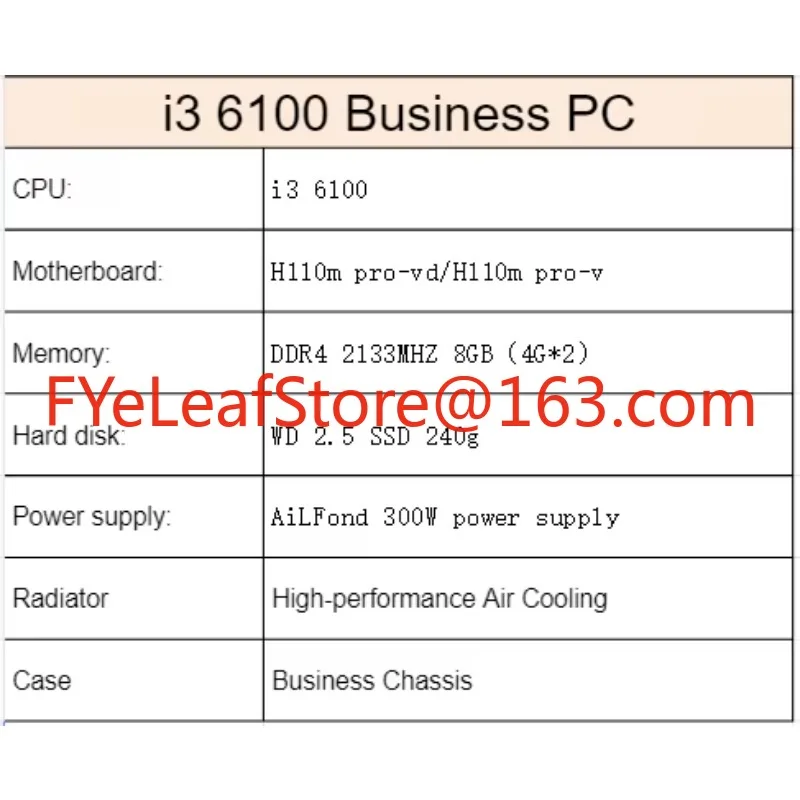 i3 6100  full gaming pc custom - Pc Gaming Prebuilt review and price