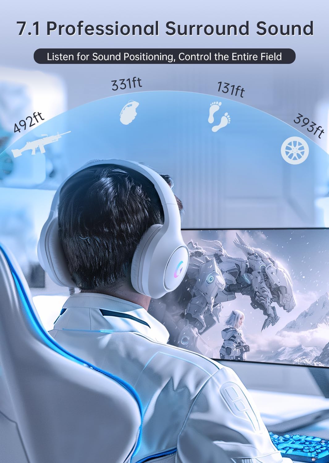 Gaming Headset With 7.1 Surrou - Pc Gaming Gaming review and price