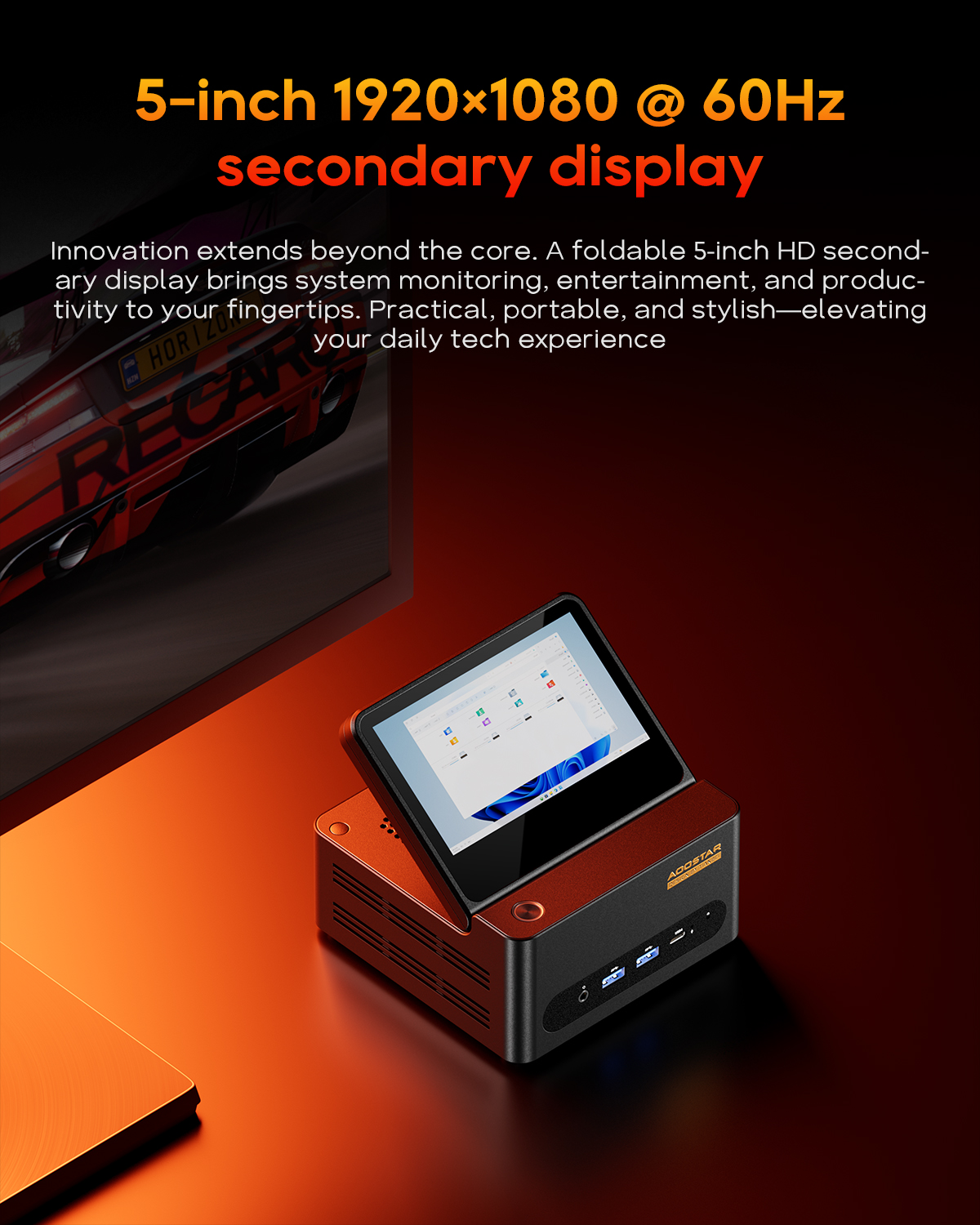 AOOSTAR G-FLIP Mini PC AMD H25 - Pc Gaming Prebuilt review and price