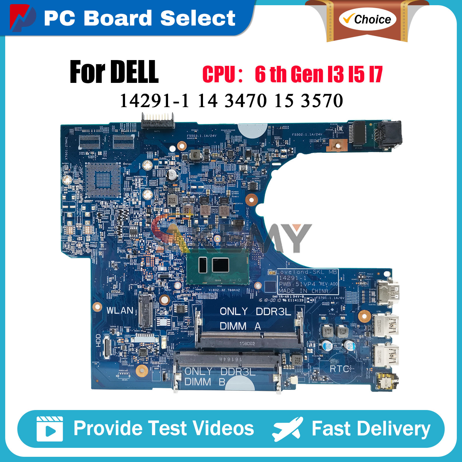 Laptop Motherboard For DELL La - Pc Gaming Ddr3 review and price
