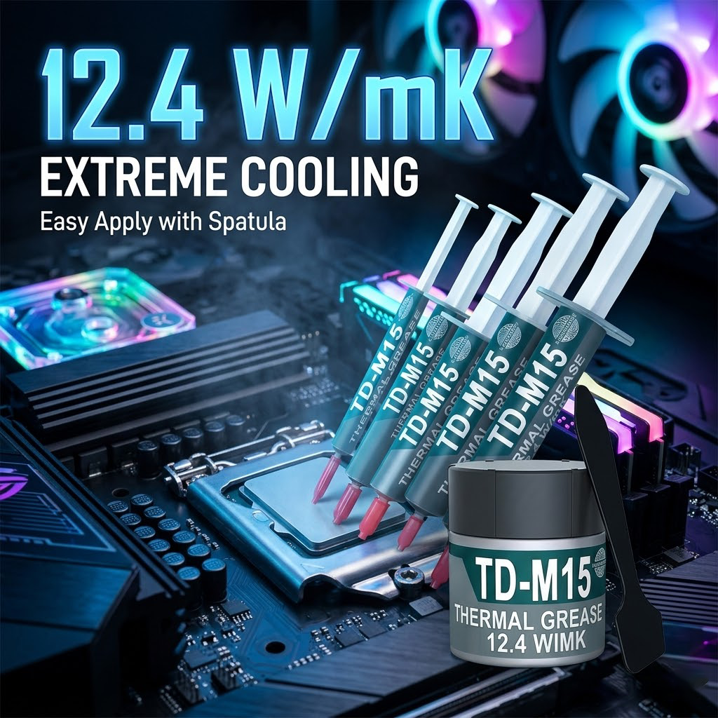 12.4W/mK High Thermal Conducti - Pc Gaming Cpu review and price