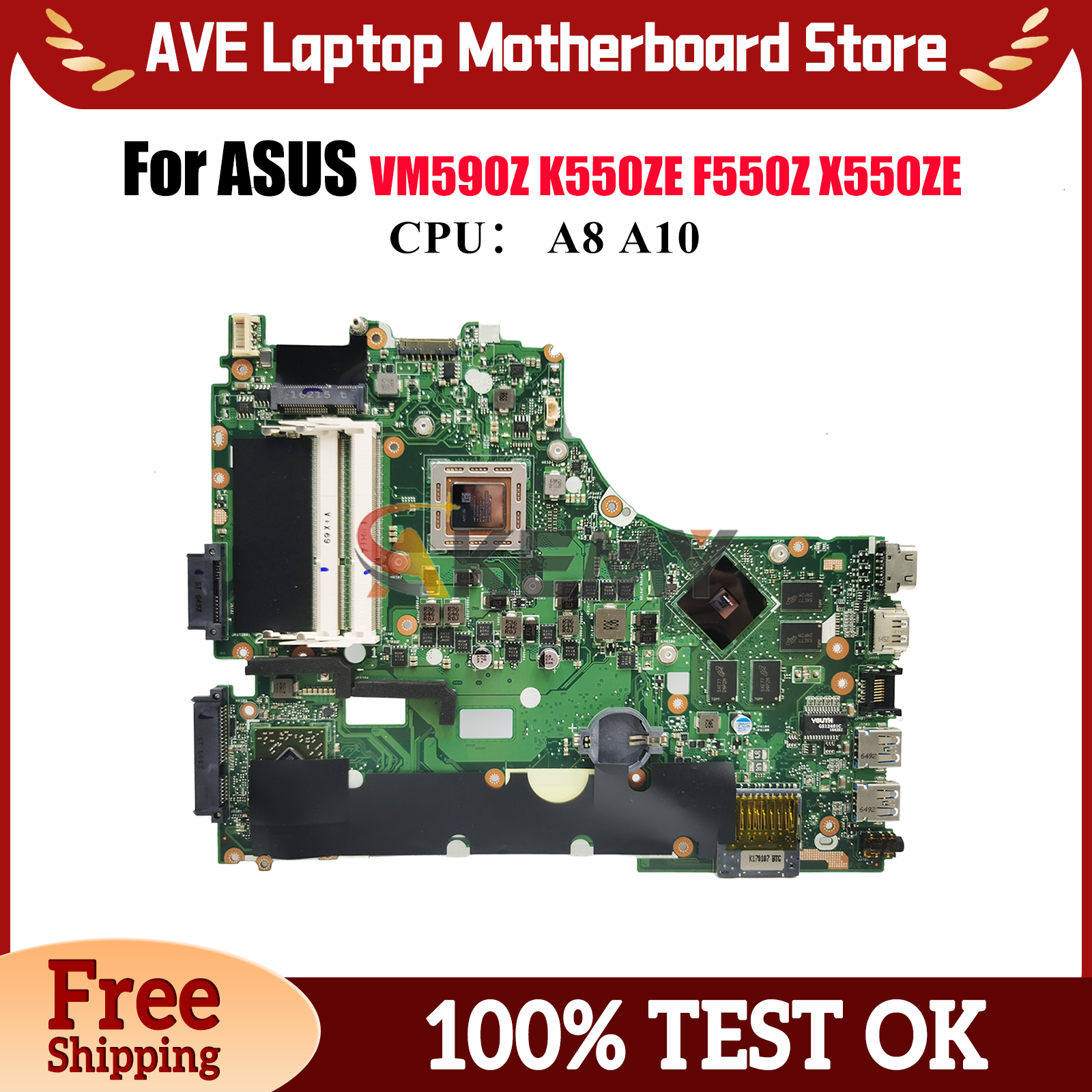 X550ZE Laptop Motherboard For  - Pc Gaming Ddr3 review and price