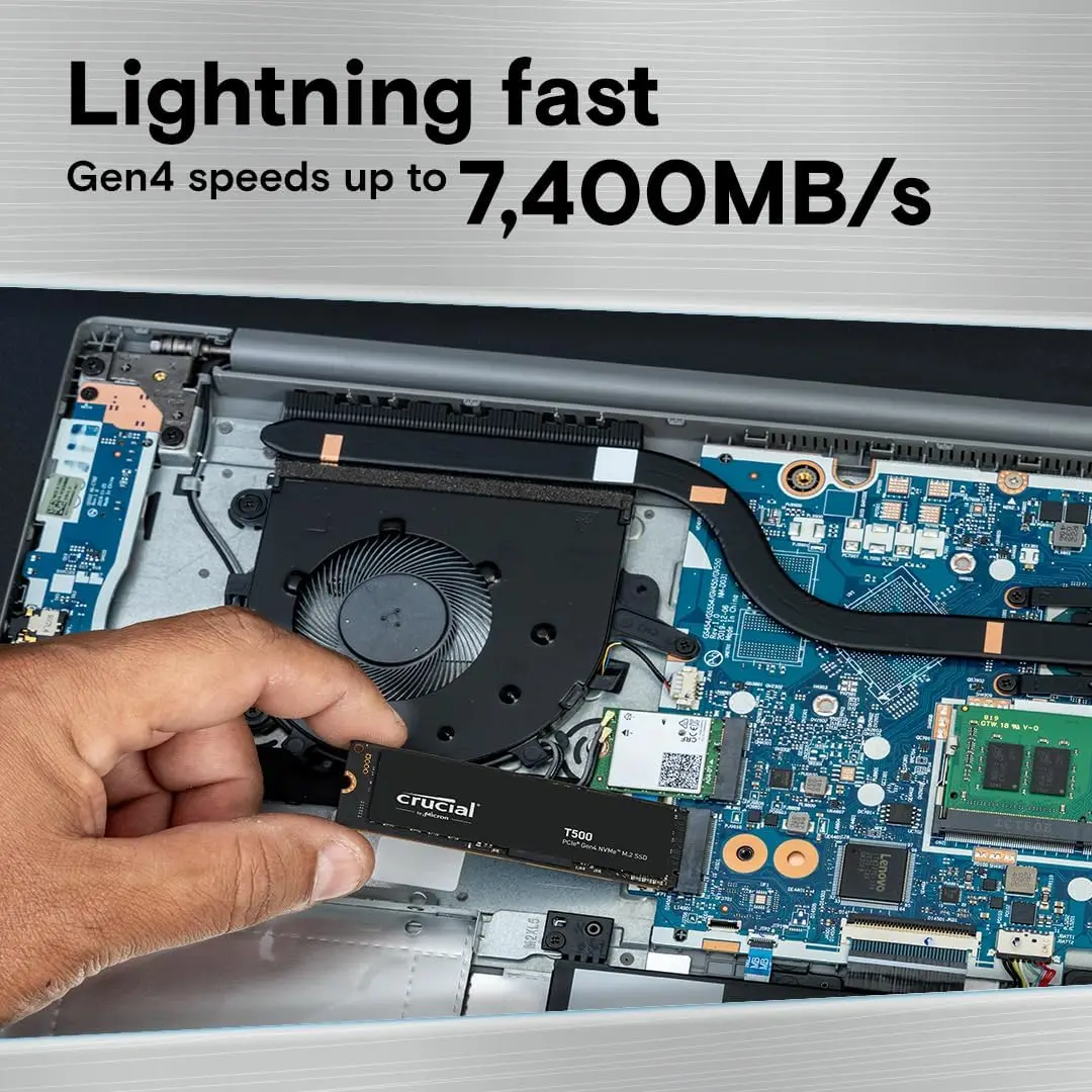 New Crucial T500 1TB Gen4 NVMe - Pc Gaming News review and price