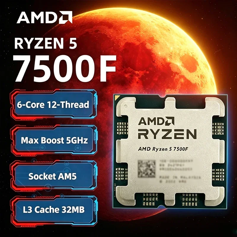 AMD Ryzen 5 7500F 3.7GHz 6-Cor - Pc Gaming Cpu review and price