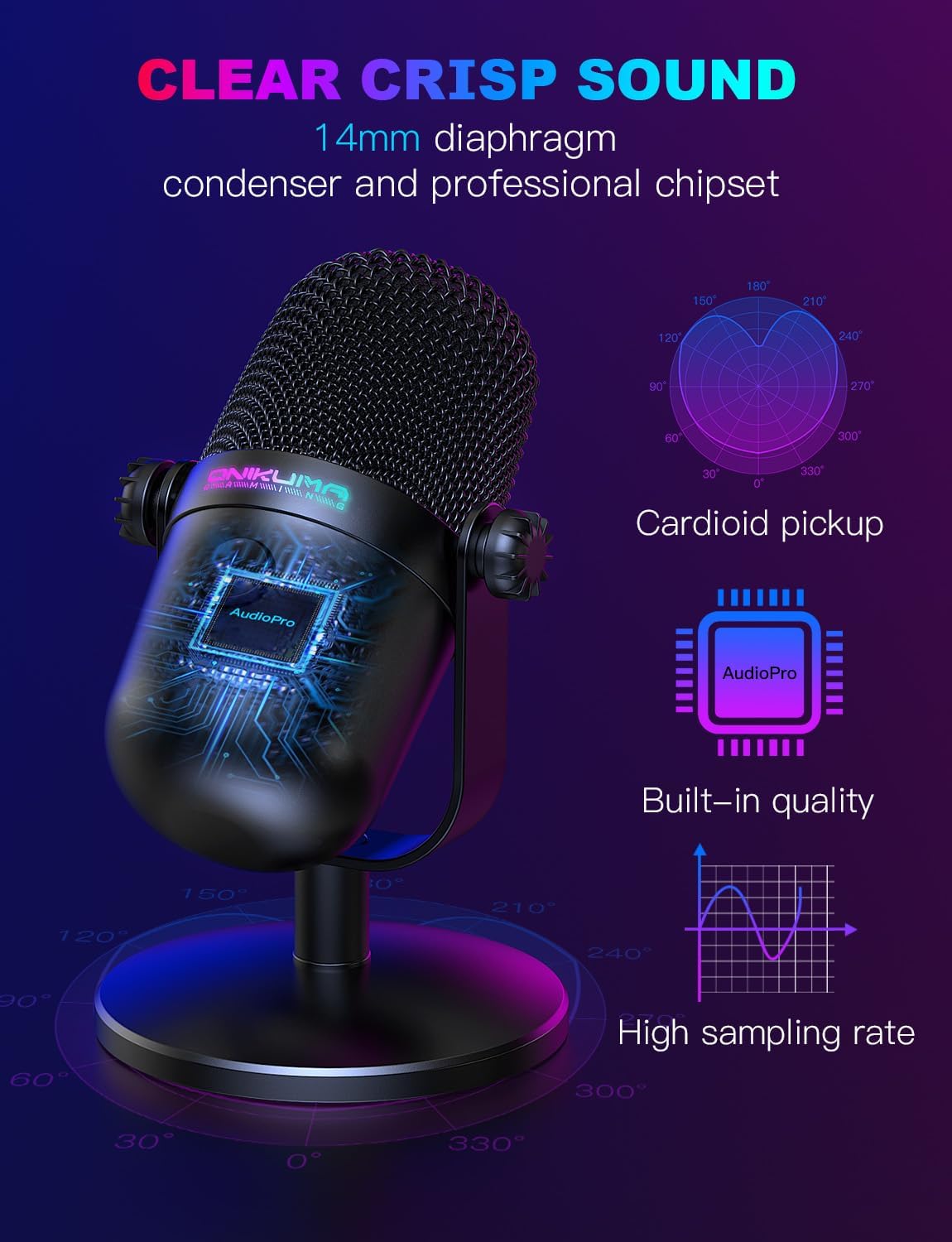 USB Gaming Microphone With Noi - Pc Gaming Gaming review and price