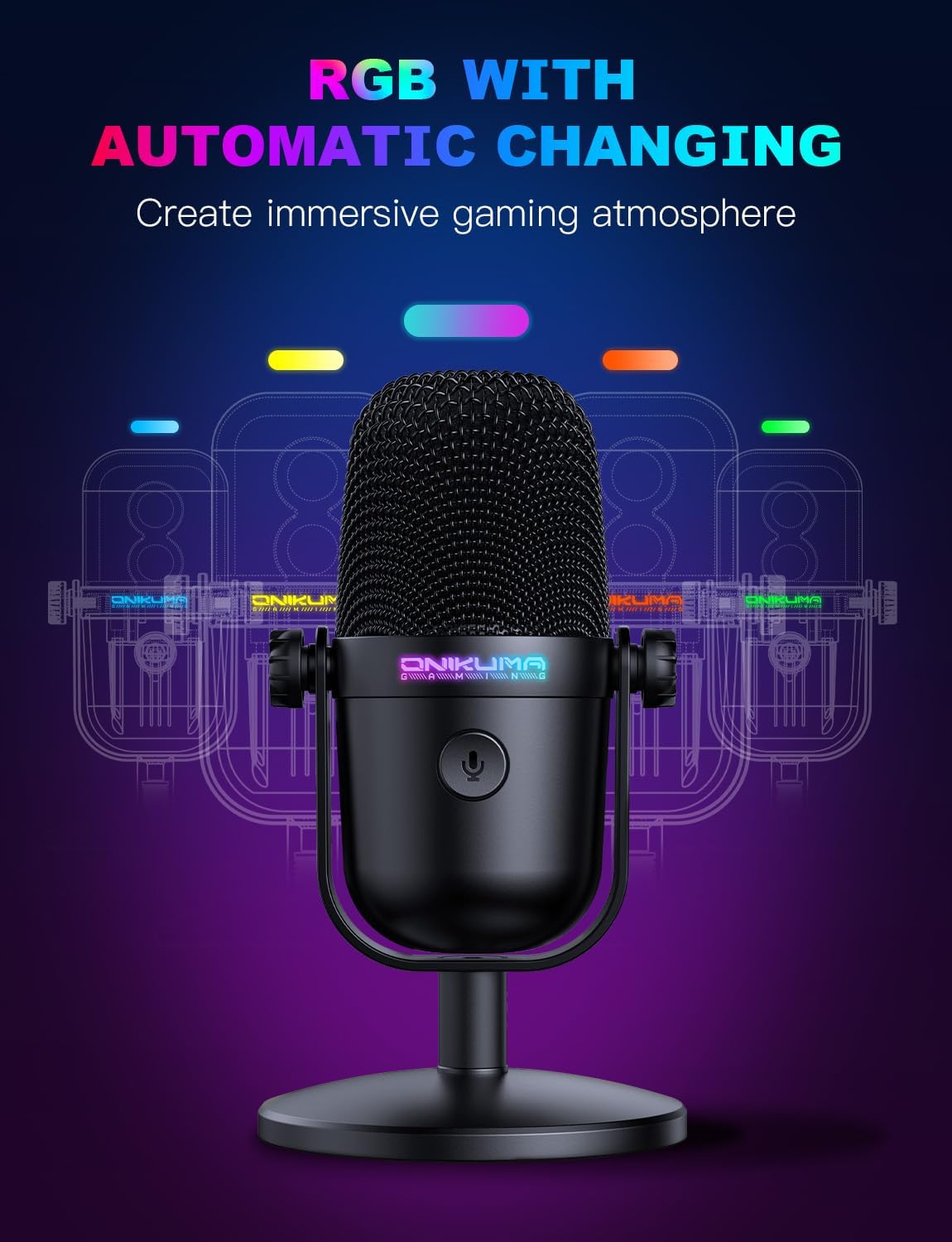USB Gaming Microphone With Noi - Pc Gaming Gaming review and price