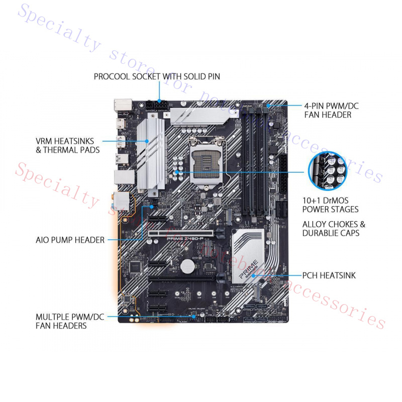 A+ FOR ASUS PRIME Z490-P LGA 1 - Pc Gaming News review and price
